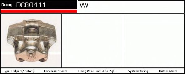 DELCO REMY DC80411