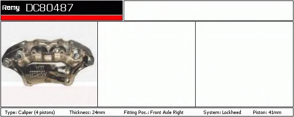 DELCO REMY DC80487