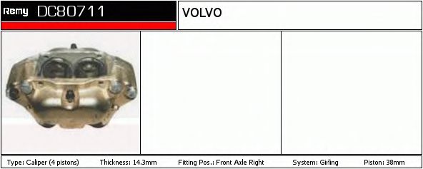 DELCO REMY DC80711