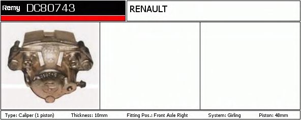 DELCO REMY DC80743