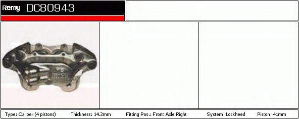 DELCO REMY DC80943