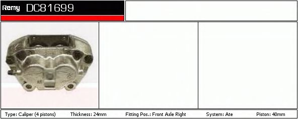 DELCO REMY DC81699 DELCO REMY DC81699