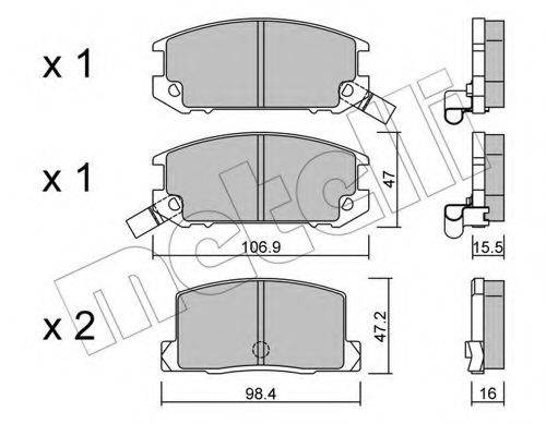 METELLI 22-0754-0