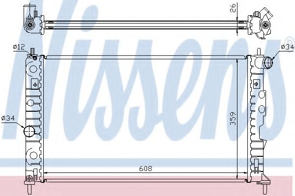 NISSENS 68002A