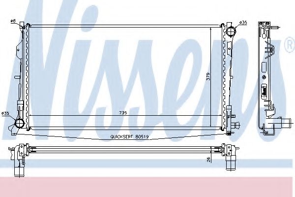 NISSENS 61018A