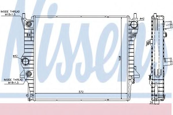 NISSENS 66708 NISSENS 66708