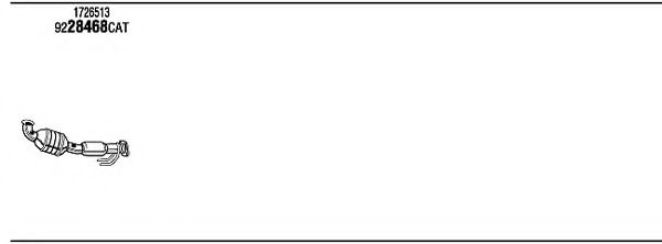 Система выпуска ОГ WALKER FOK11892A Система выпуска ОГ WALKER FOK11892A