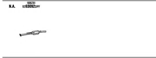 Система выпуска ОГ FONOS FOK11892BA Система выпуска ОГ FONOS FOK11892BA