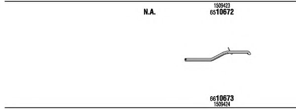 Система выпуска ОГ FONOS FOK11955 Система выпуска ОГ FONOS FOK11955