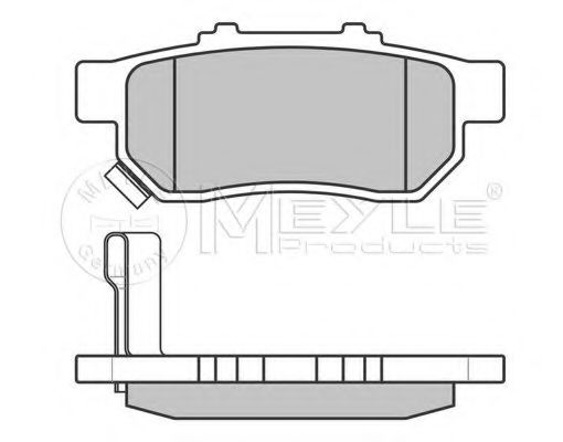 Комплект тормозных колодок, дисковый тормоз MEYLE 025 217 3813/W Комплект тормозных колодок, дисковый тормоз MEYLE 025 217 3813/W