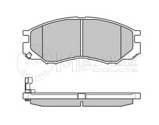 Комплект тормозных колодок, дисковый тормоз MEYLE 025 232 9015/W Комплект тормозных колодок, дисковый тормоз MEYLE 025 232 9015/W