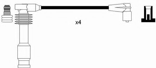 Комплект проводов зажигания NGK 8458 Комплект проводов зажигания NGK 8458