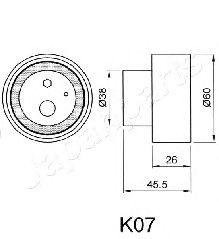 JAPANPARTS BE-K07