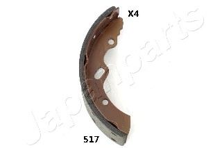 Комплект тормозных колодок JAPANPARTS GF-517AF Комплект тормозных колодок JAPANPARTS GF-517AF