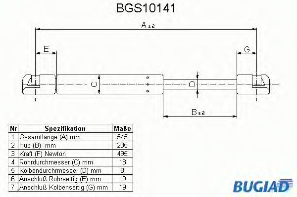 BUGIAD BGS10141