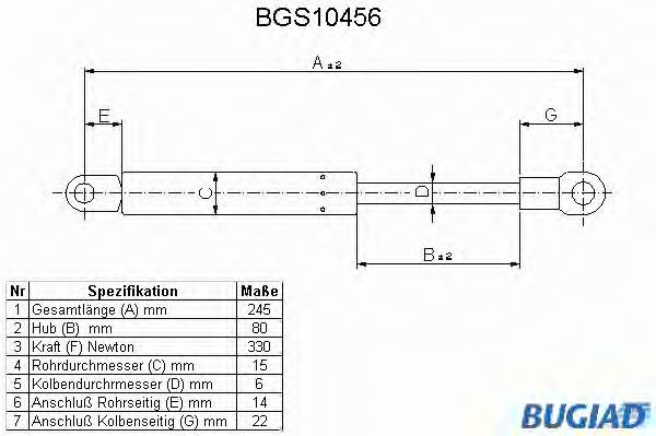 BUGIAD BGS10456