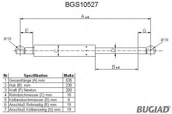 BUGIAD BGS10527 BUGIAD BGS10527