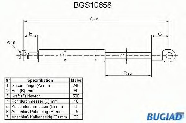 BUGIAD BGS10658
