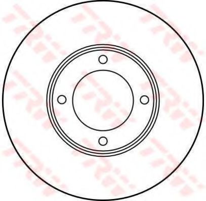 Тормозной диск TRW DF1438 Тормозной диск TRW DF1438