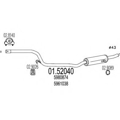 MTS 01.52040 MTS 01.52040