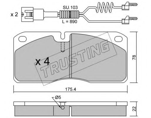 TRUSTING 278.3W