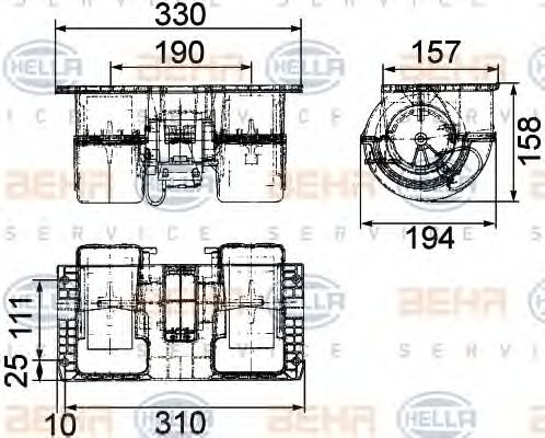 HELLA 8EW 009 160-761