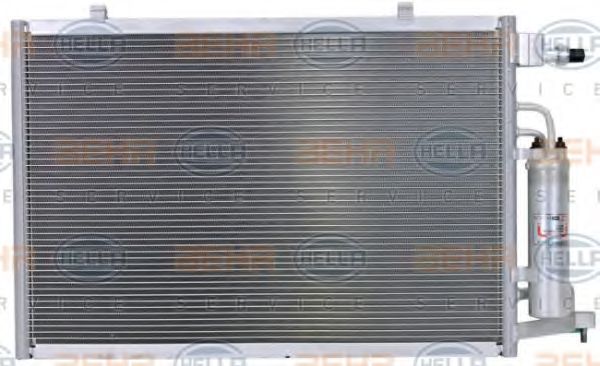 Конденсатор, кондиционер HELLA 8FC 351 000-401 Конденсатор, кондиционер HELLA 8FC 351 000-401