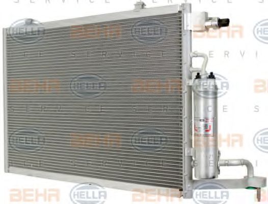 Конденсатор, кондиционер HELLA 8FC 351 000-401 Конденсатор, кондиционер HELLA 8FC 351 000-401