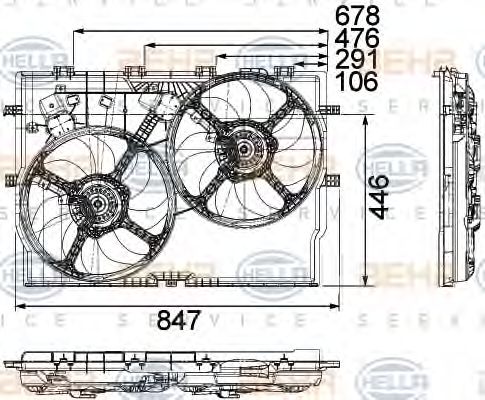 HELLA 8EW 351 040-611 HELLA 8EW 351 040-611