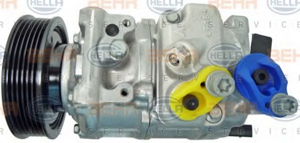 Компрессор, кондиционер HELLA 8FK 351 105-231 Компрессор, кондиционер HELLA 8FK 351 105-231