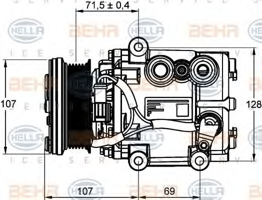 HELLA 8FK 351 113-421