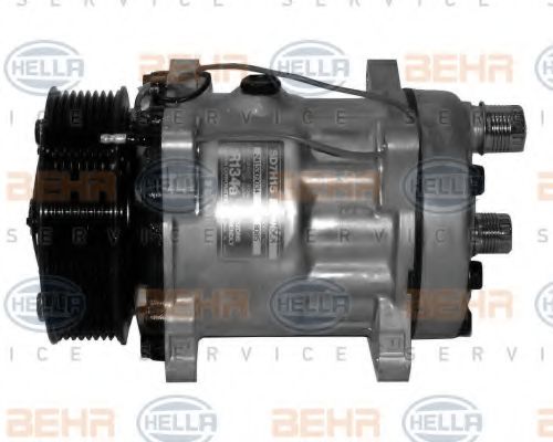 Компрессор, кондиционер HELLA 8FK 351 126-291 Компрессор, кондиционер HELLA 8FK 351 126-291