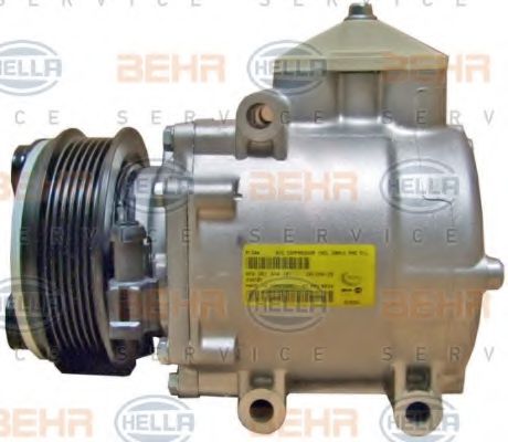 Компрессор, кондиционер HELLA 8FK 351 334-101 Компрессор, кондиционер HELLA 8FK 351 334-101
