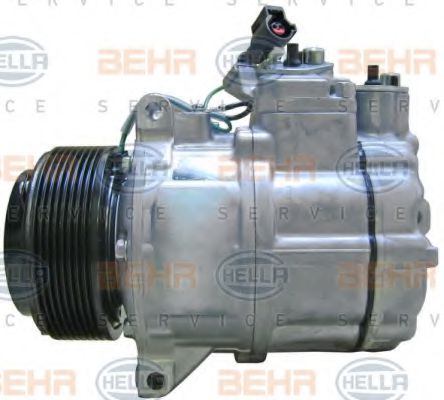 Компрессор, кондиционер HELLA 8FK 351 334-241 Компрессор, кондиционер HELLA 8FK 351 334-241