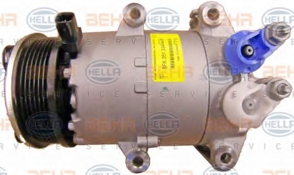 Компрессор, кондиционер HELLA 8FK 351 334-441 Компрессор, кондиционер HELLA 8FK 351 334-441