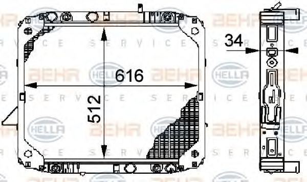 HELLA 8MK 376 709-711