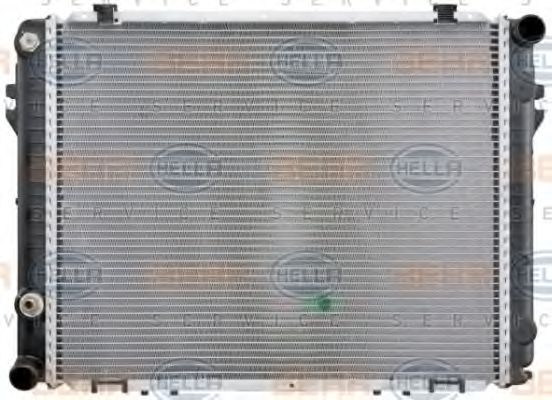 Радиатор, охлаждение двигателя HELLA 8MK 376 711-401 Радиатор, охлаждение двигателя HELLA 8MK 376 711-401