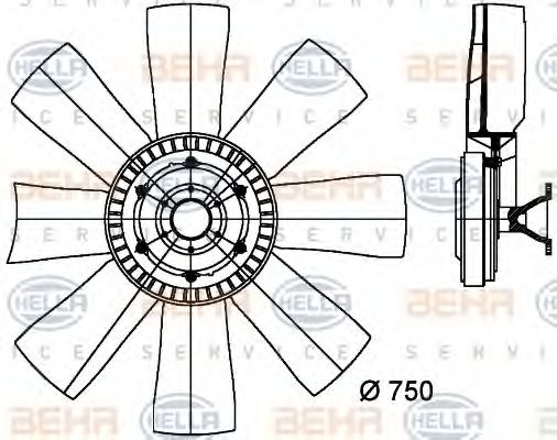 HELLA 8MV 376 727-151