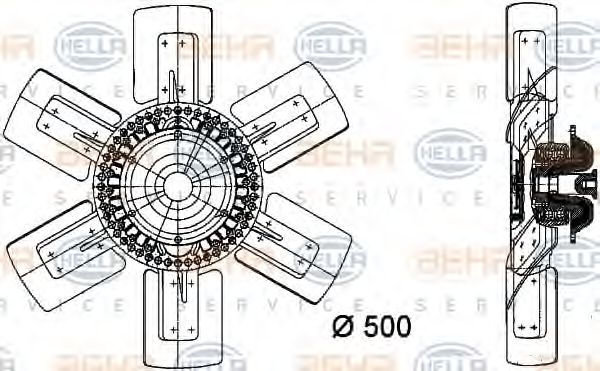 HELLA 8MV 376 730-191 HELLA 8MV 376 730-191