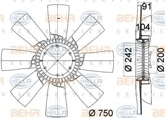 HELLA 8MV 376 758-231 HELLA 8MV 376 758-231
