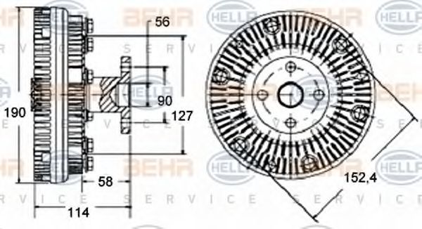 HELLA 8MV 376 758-551 HELLA 8MV 376 758-551