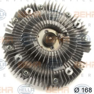 Сцепление, вентилятор радиатора HELLA 8MV 376 758-701 Сцепление, вентилятор радиатора HELLA 8MV 376 758-701