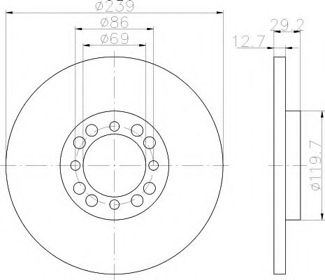 HELLA 8DD 355 100-861