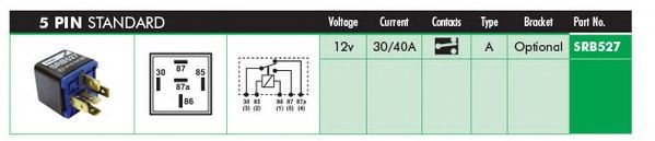 LUCAS ELECTRICAL SRB527 LUCAS ELECTRICAL SRB527