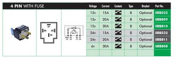 LUCAS ELECTRICAL SRB811
