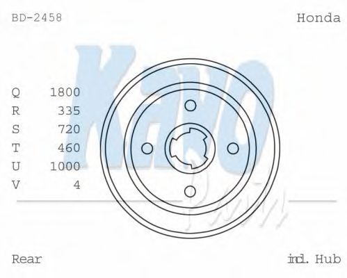 KAVO PARTS BD-2458