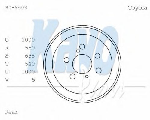 KAVO PARTS BD-9608