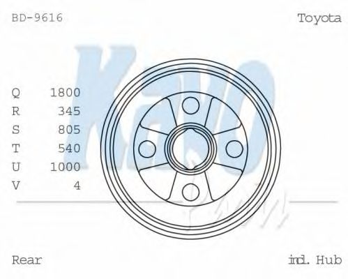 KAVO PARTS BD-9616