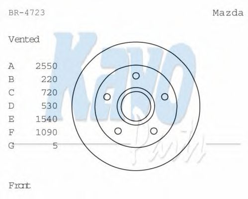 KAVO PARTS BR-4723