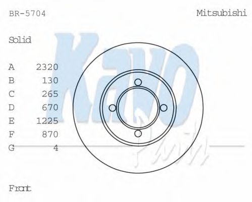 KAVO PARTS BR-5704